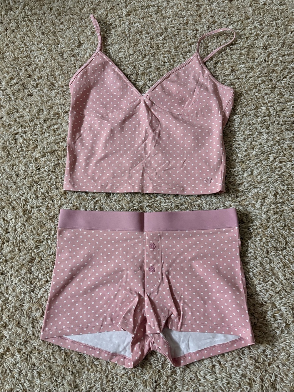 Sunday Best Women’s Chill Tiramisu Boxer and Chill Angelina Camisole Tart Pink